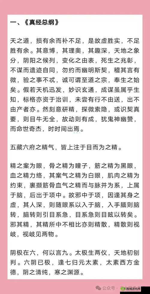 九阴真经四内秘技全揭秘:深度解读秘籍奥秘